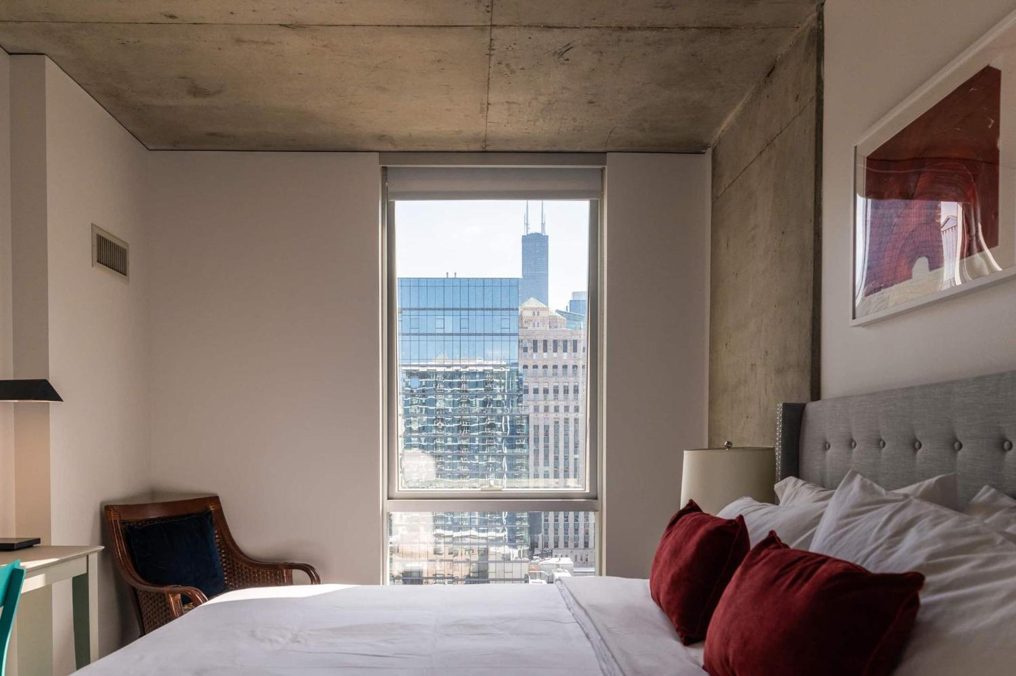 2Br Elegant Premium Suite With Balcony & Sweeping City Views Chicago Luaran gambar